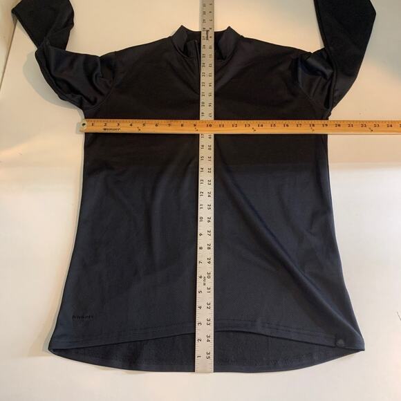 Nike ACG Sweatshirt Womens L Black Dri Fit 1/4 Zip Pullover Mock Neck Baselayer - Picture 6 of 11